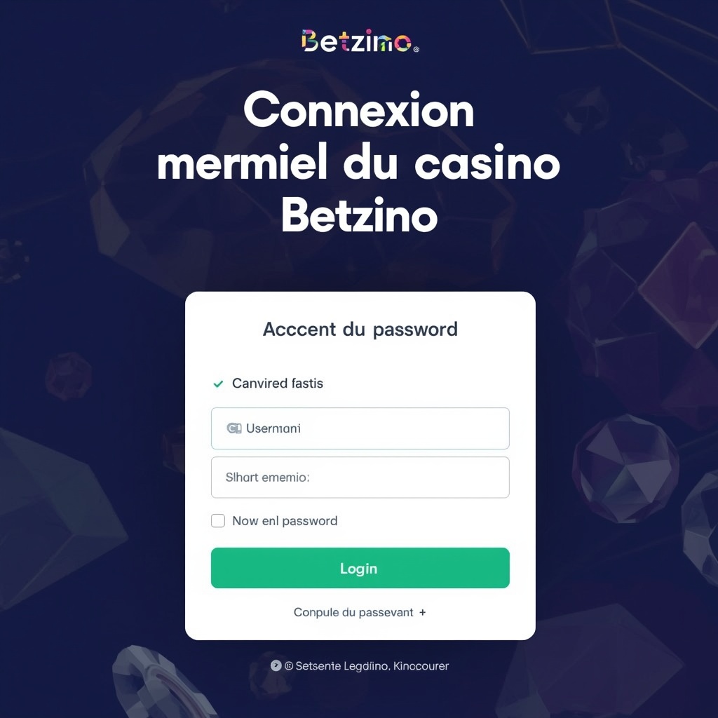 Connexion membre du casino Betzino — Guide complet pour se connecter et sécuriser son compte